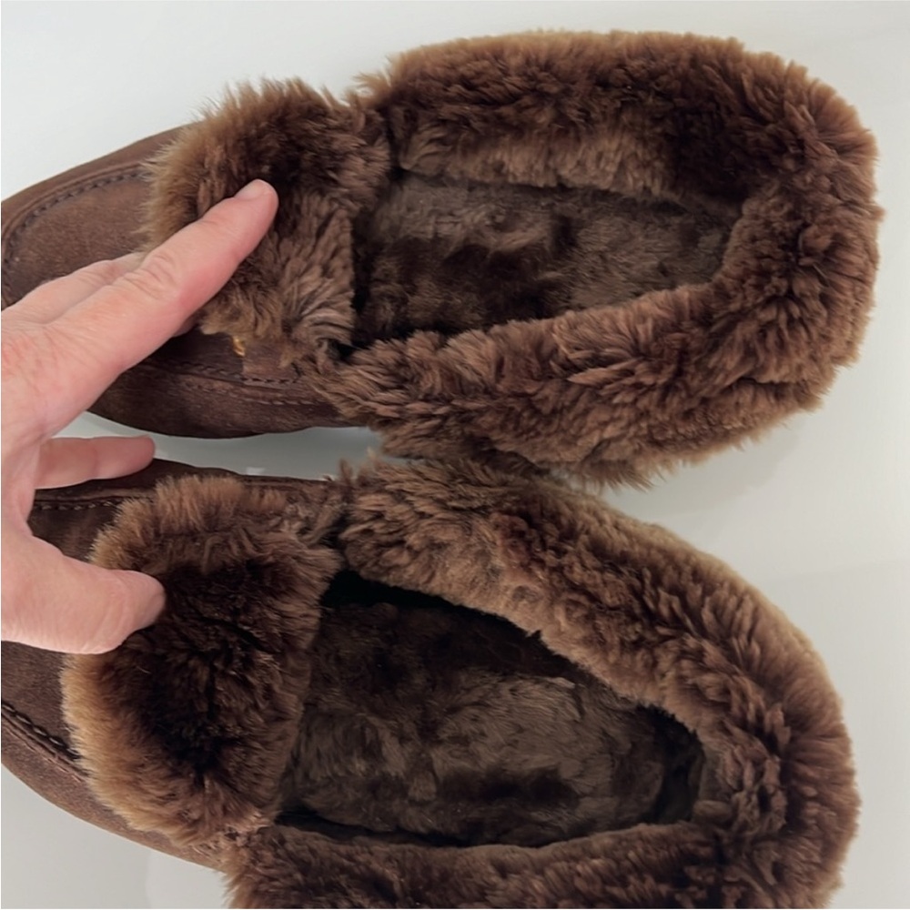Gucci Brown Shearling Horsebit Loafers - Picture 6 of 14